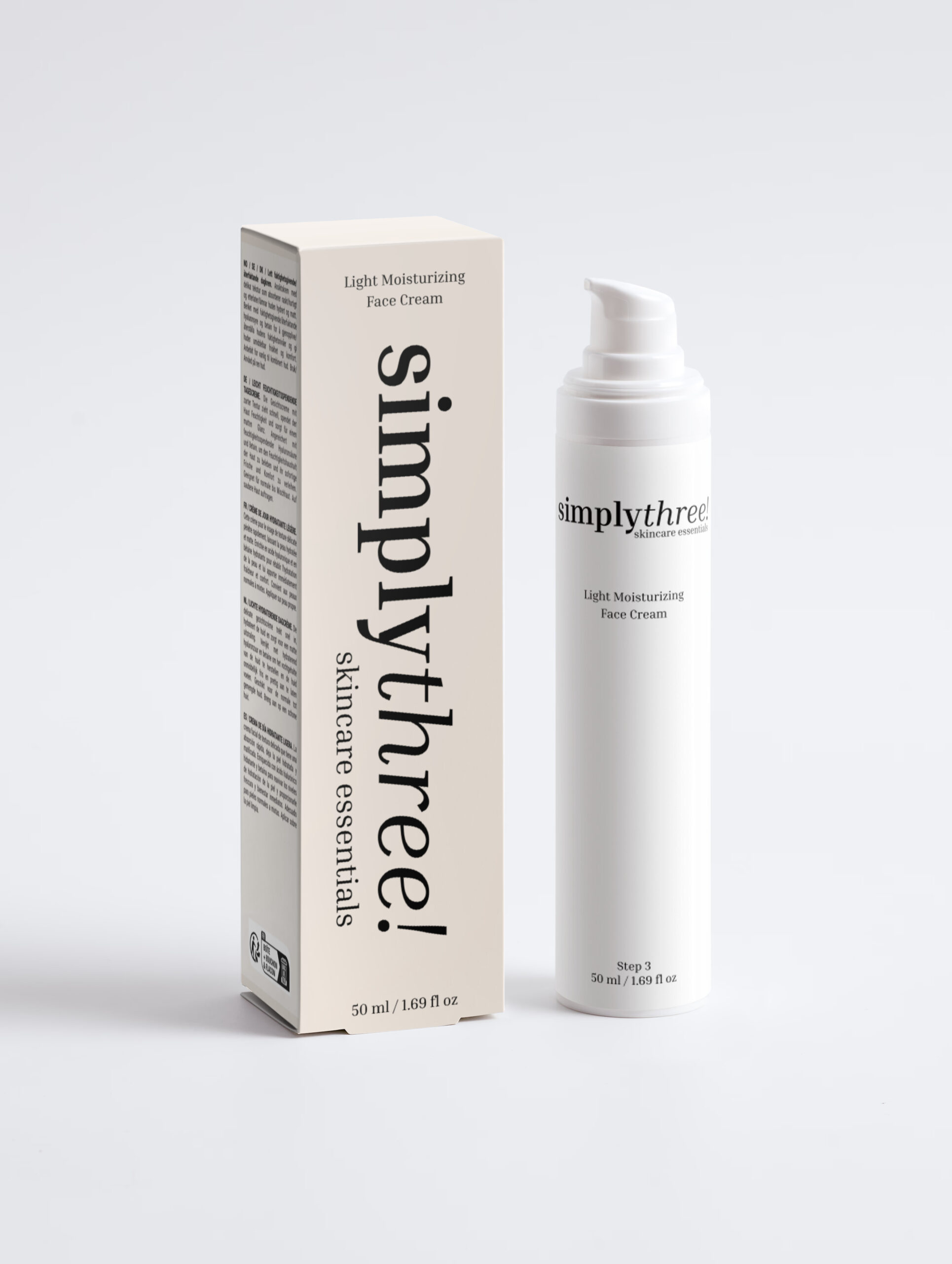 Light Moisturizing Face Cream - Vorderseite Light Moisturizing Face Cream - Vorderseite