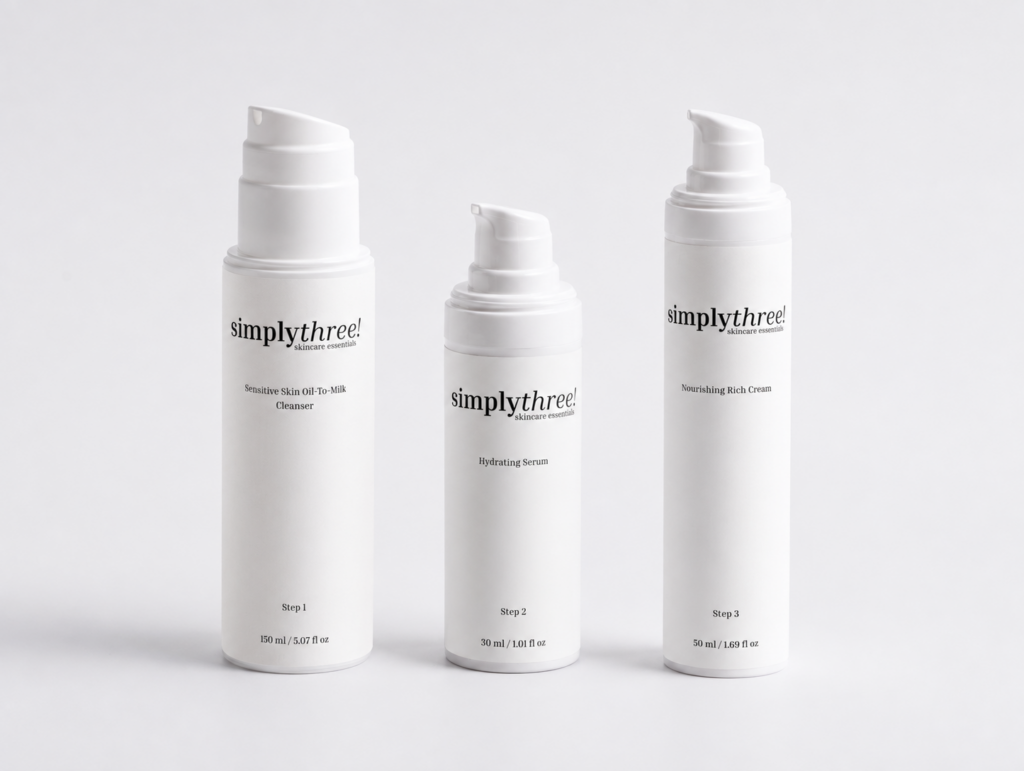 Bundles trockene Haut - das simplythree Pflegeset